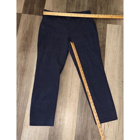 Charter Club Cambridge Slim Pants Size 14 Navy Blue - Picture 7 of 10